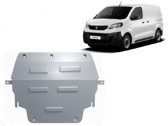 Cache sous moteur et de la boîte de vitesse Peugeot Expert Aluminium
