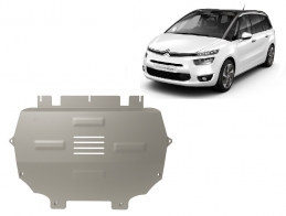 Cache sous moteur et de la boîte de vitesse Citroen Grand C4 Picasso Aluminium