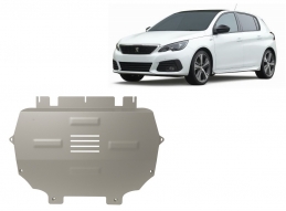 Cache sous moteur et de la boîte de vitesse Peugeot 308 Aluminium