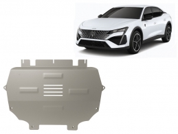 Cache sous moteur et de la boîte de vitesse Peugeot 408 Aluminium