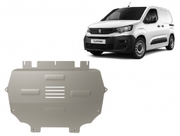 Cache sous moteur et de la boîte de vitesse Peugeot Partner Aluminium