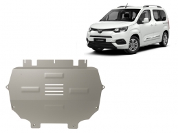 Cache sous moteur et de la boîte de vitesse Toyota Proace City Verso Aluminium