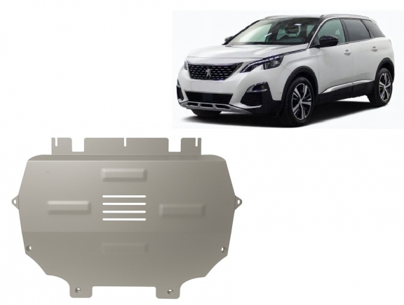 Cache sous moteur et de la boîte de vitesse Peugeot 5008 Aluminium