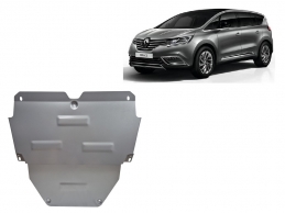 Cache sous moteur et de la boîte de vitesse en aluminium Renault Espace