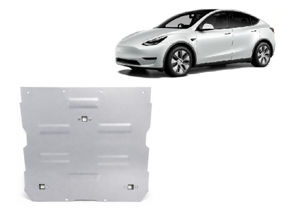 Cacher sous moteur électrique en aluminium pour Tesla model Y