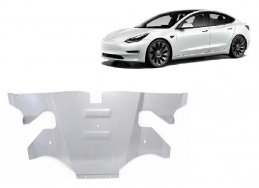 Cache sous moteur électrique arrière en aluminium – Tesla Model 3 AWD