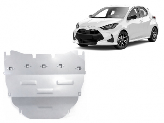 Cache sous moteur et de la boîte de vitesse Toyota Yaris Aluminium