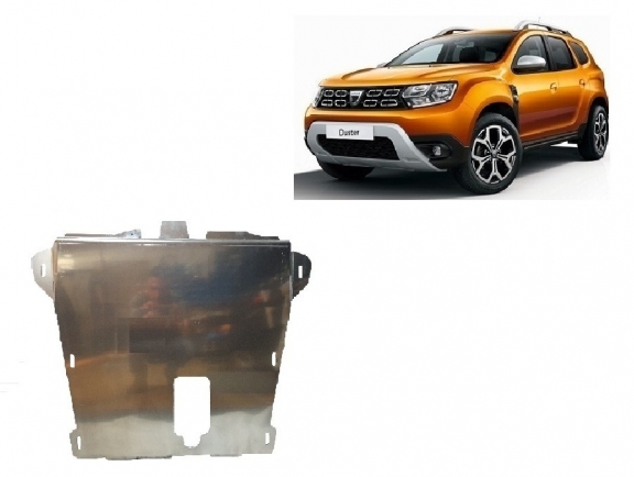 Cache sous moteur et de la boîte de vitesse en aluminium Dacia Duster 