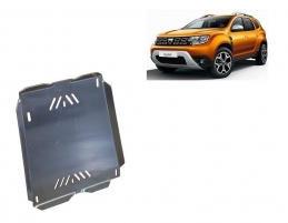 Cache de protection de réservoir Dacia Duster - Aluminium
