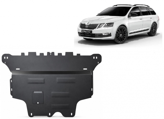 Cache sous moteur et de la boîte de vitesse Skoda Octavia 3 - Boîte de vitesse automatique