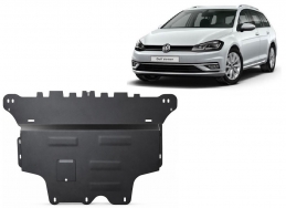 Cache sous moteur et de la boîte de vitesse VW Golf 7 - Boîte de vitesse automatique