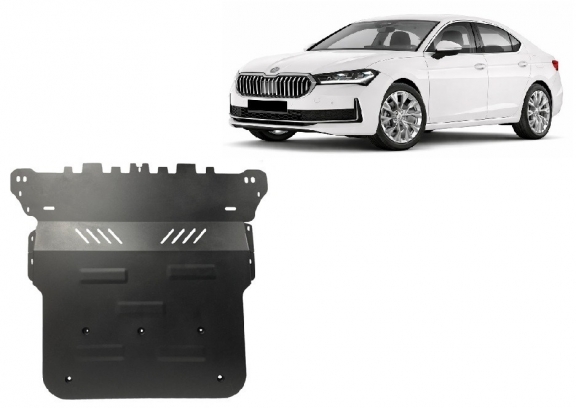 Cache sous moteur et de la boîte de vitesse Skoda Superb 4