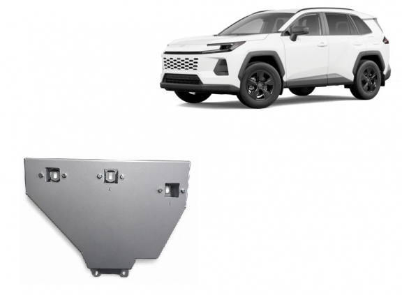 Cache de protection du différentiel en aluminium Toyota Rav4