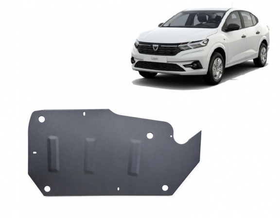 Cache de protection de réservoir Dacia Logan