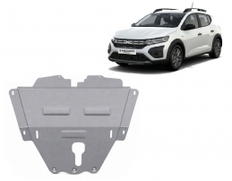 Aluminium cache sous moteur et de la boîte de vitesse Dacia Sandero Stepway
