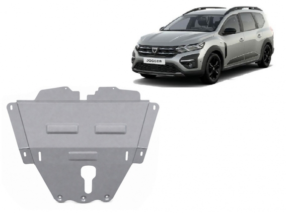 Aluminium cache sous moteur et de la boîte de vitesse Dacia Jogger