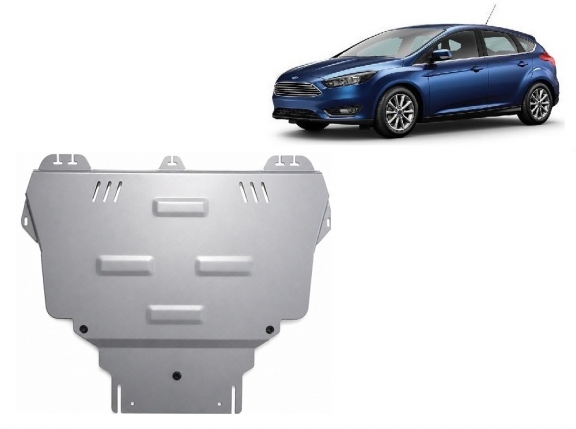 Cache sous moteur et de la boîte de vitesse Ford Focus Aluminium