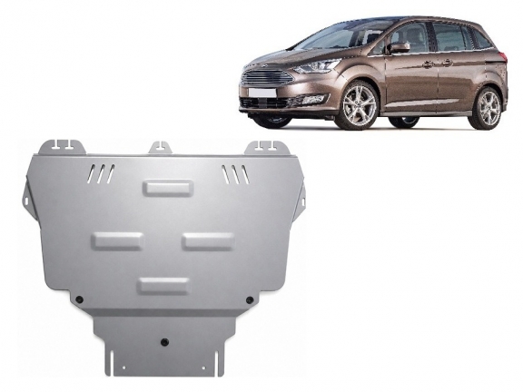 Cache sous moteur et de la boîte de vitesse Ford C-max Aluminium