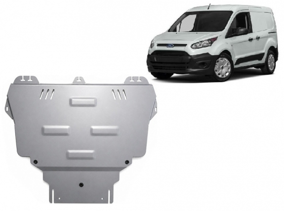 Cache sous moteur et de la boîte de vitesse Ford Transit Connect Aluminium