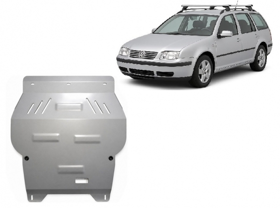 Cache sous moteur et de la boîte de vitesse en aluminium Volkswagen Bora