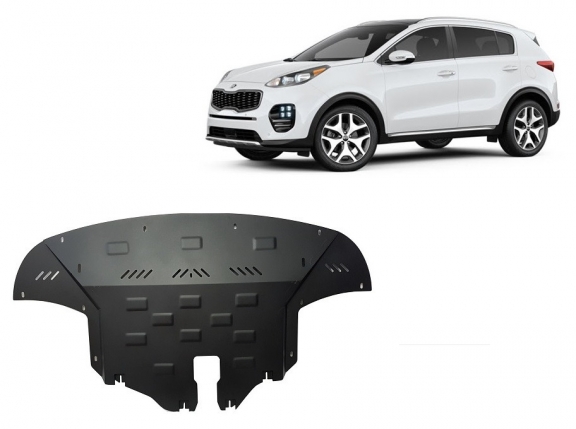 Cache sous moteur et de la boîte de vitesse Kia Sportage