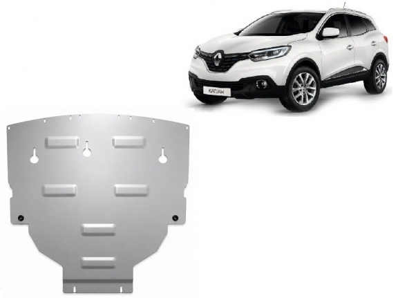 Cache sous moteur et de la boîte de vitesse Renault Kadjar Aluminium