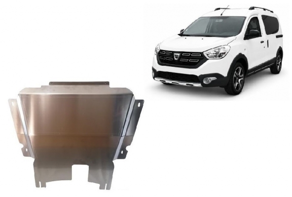 Aluminium cache sous moteur et de la boîte de vitesse DACIA Dokker Stepway