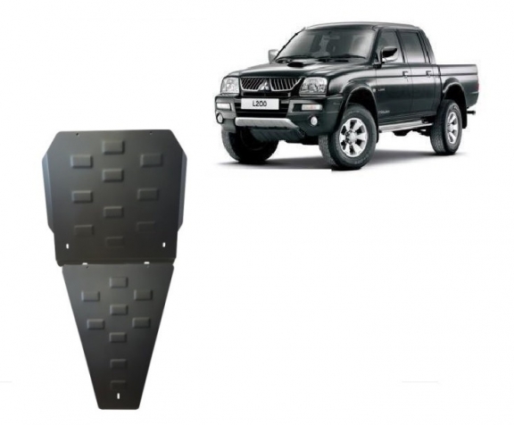 Cache de protection de la boîte de vitesse et de la différentiel Mitsubishi L 200 