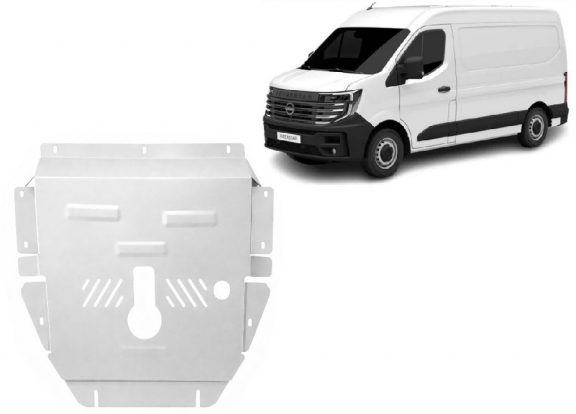 Cache sous moteur et de la boîte de vitesse Nissan Interstar Aluminium