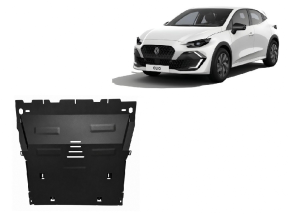 Cache sous moteur et de la boîte de vitesse Renault Clio 6