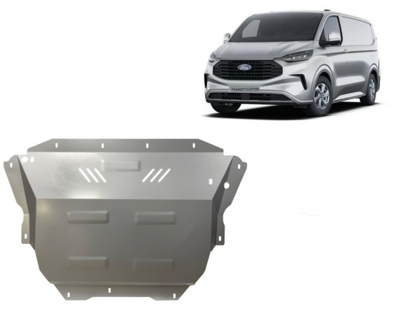 Acier galvanisé cache sous moteur et de la boîte de vitesse Ford Tourneo Custom PHEV