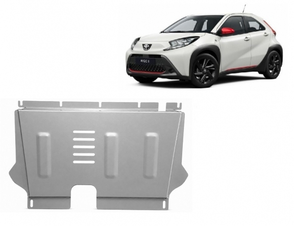 Cache sous moteur et de la boîte de vitesse Toyota Aygo X Aluminium