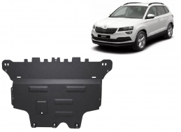 Cache sous moteur et de la boîte de vitesse Skoda Karoq 