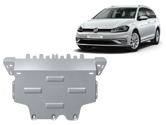Cache sous moteur et de la boîte de vitesse en aluminium VW Golf 7