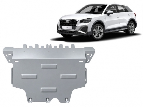 Cache sous moteur et de la boîte de vitesse en aluminium Audi Q2