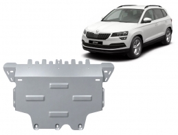 Cache sous moteur et de la boîte de vitesse en aluminium Skoda Karoq