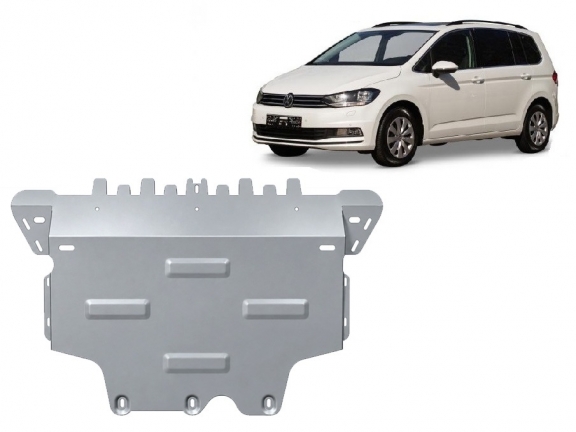 Cache sous moteur et de la boîte de vitesse en aluminium VW Touran