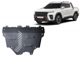 Cache sous moteur et de la radiateur KGM Musso EV 