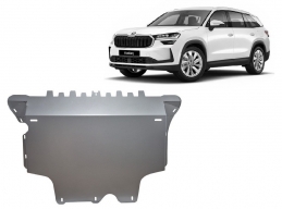 Cache sous moteur et de la boîte de vitesse en aluminium Skoda Kodiaq Hybrid