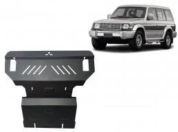 Cache sous moteur et de la radiateur Mitsubishi Pajero 2 