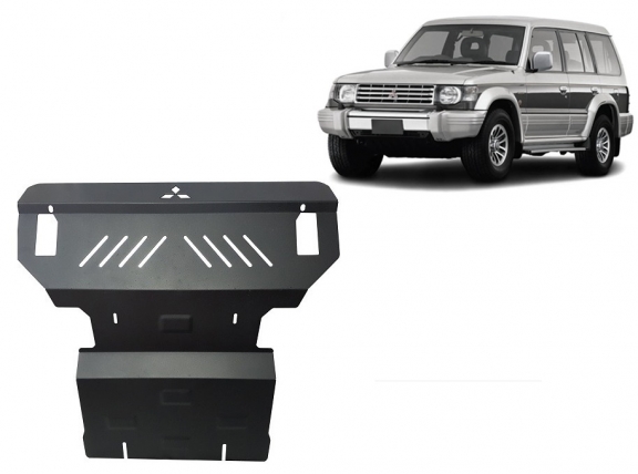 Cache sous moteur et de la radiateur Mitsubishi Pajero 2 