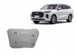 Cache de protection de réservoir Chery Tiggo 9 - Aluminium