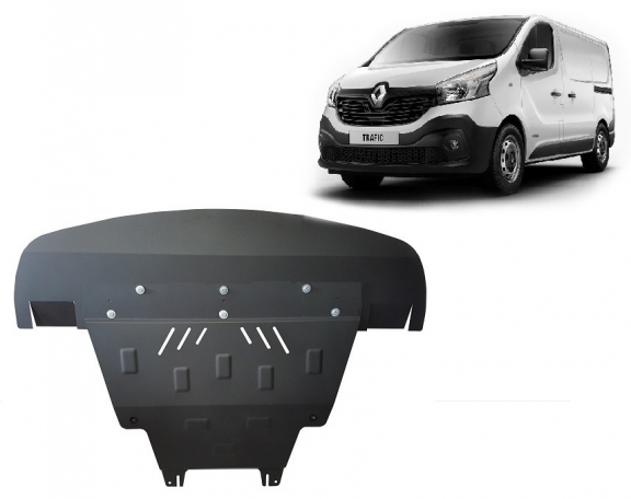 Cache sous moteur et de la boîte de vitesse Renault Trafic 3 