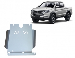 Cache de protection aluminium de la boîte de vitesse Jac T8