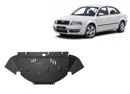 Cache sous moteur et de la radiateur Skoda Superb - 2.5 Tdi, V6