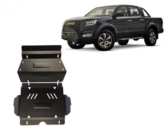 Cache sous moteur et de la radiateur Evo Cross 4