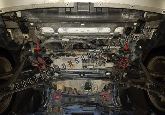 Cache sous moteur et de la radiateur BMW X3 - F25