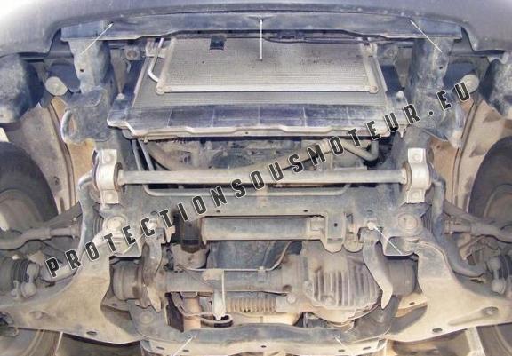 Cache sous moteur et de la radiateur Mitsubishi Pajero Sport 2
