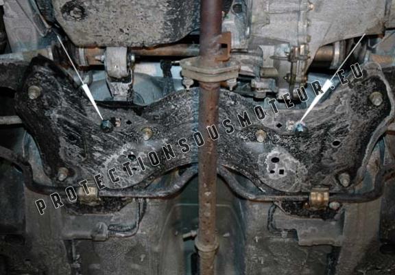 Cache sous moteur et de la boîte de vitesse Peugeot 206