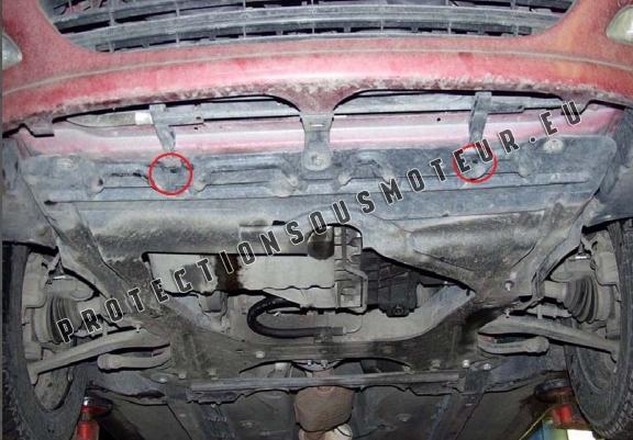 Cache sous moteur et de la boîte de vitesse Peugeot 406